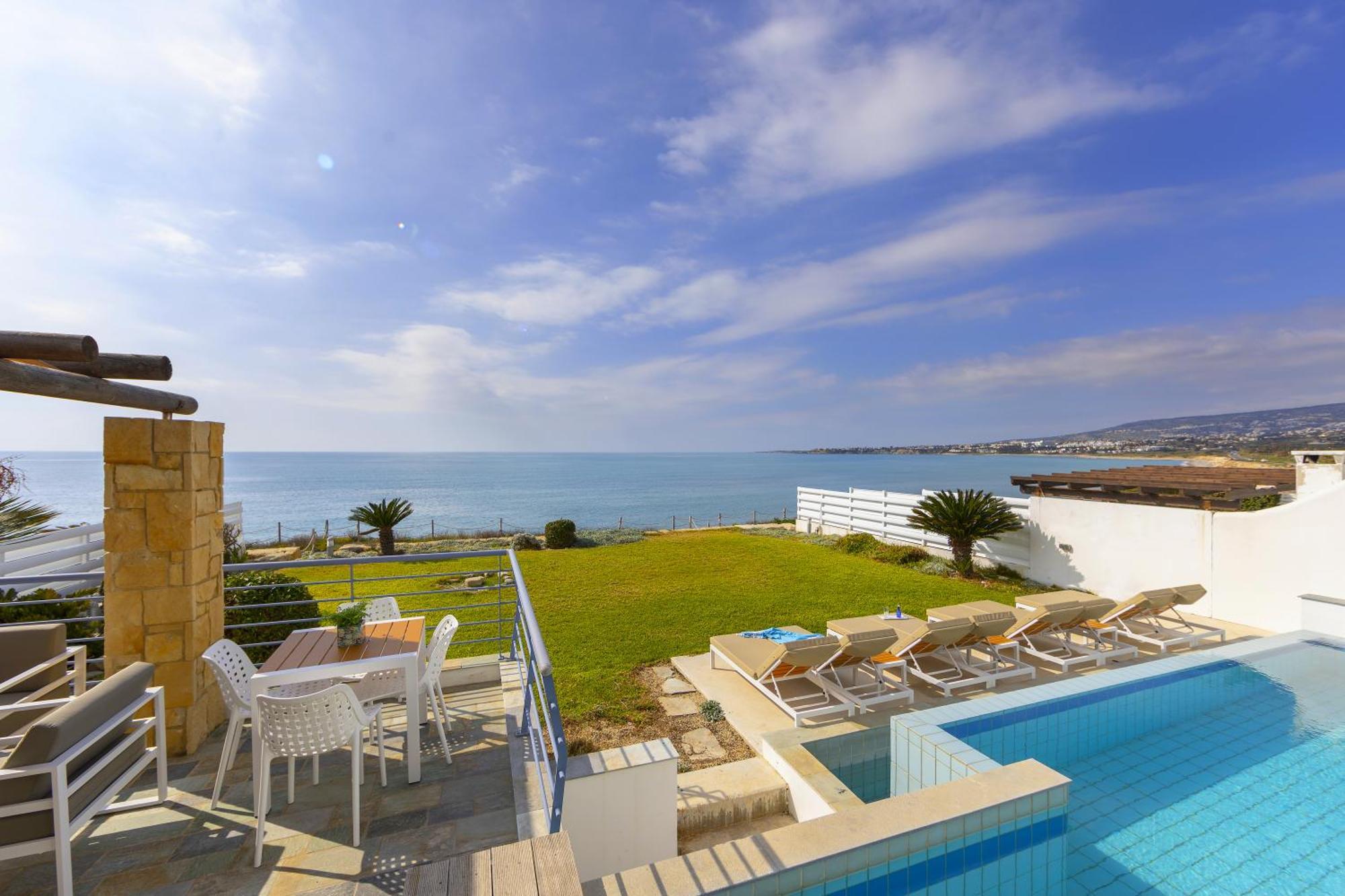 Blue Coral Beach Villas Three Exclusive Villas - Poseidon - Nautilus - Oceanos - And - Baby Coral Bungalow Coral Bay Eksteriør billede