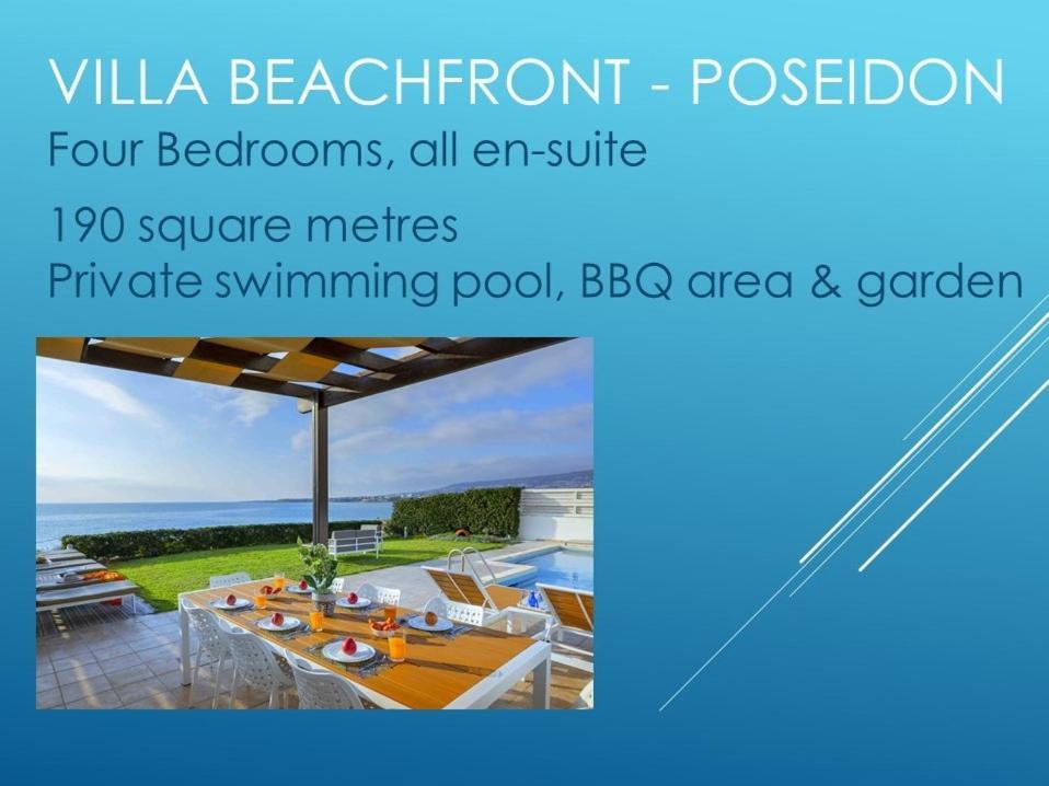 Blue Coral Beach Villas Three Exclusive Villas - Poseidon - Nautilus - Oceanos - And - Baby Coral Bungalow Coral Bay Eksteriør billede