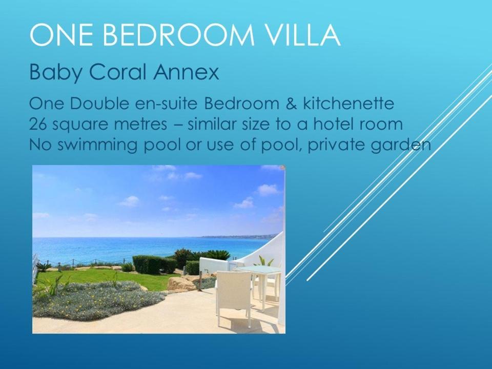 Blue Coral Beach Villas Three Exclusive Villas - Poseidon - Nautilus - Oceanos - And - Baby Coral Bungalow Coral Bay Eksteriør billede
