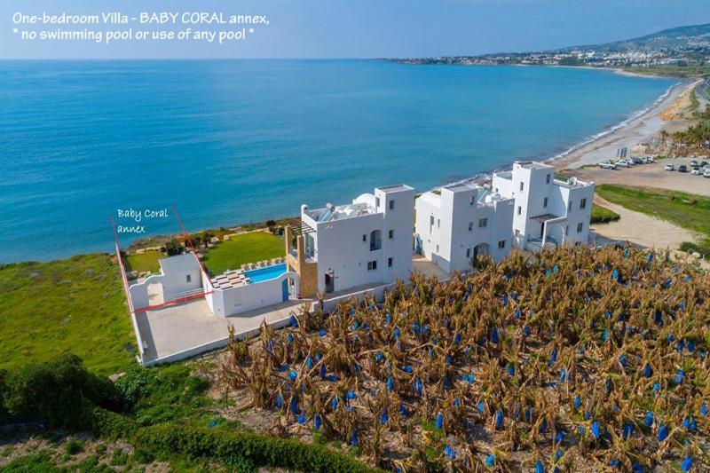 Blue Coral Beach Villas Three Exclusive Villas - Poseidon - Nautilus - Oceanos - And - Baby Coral Bungalow Coral Bay Eksteriør billede